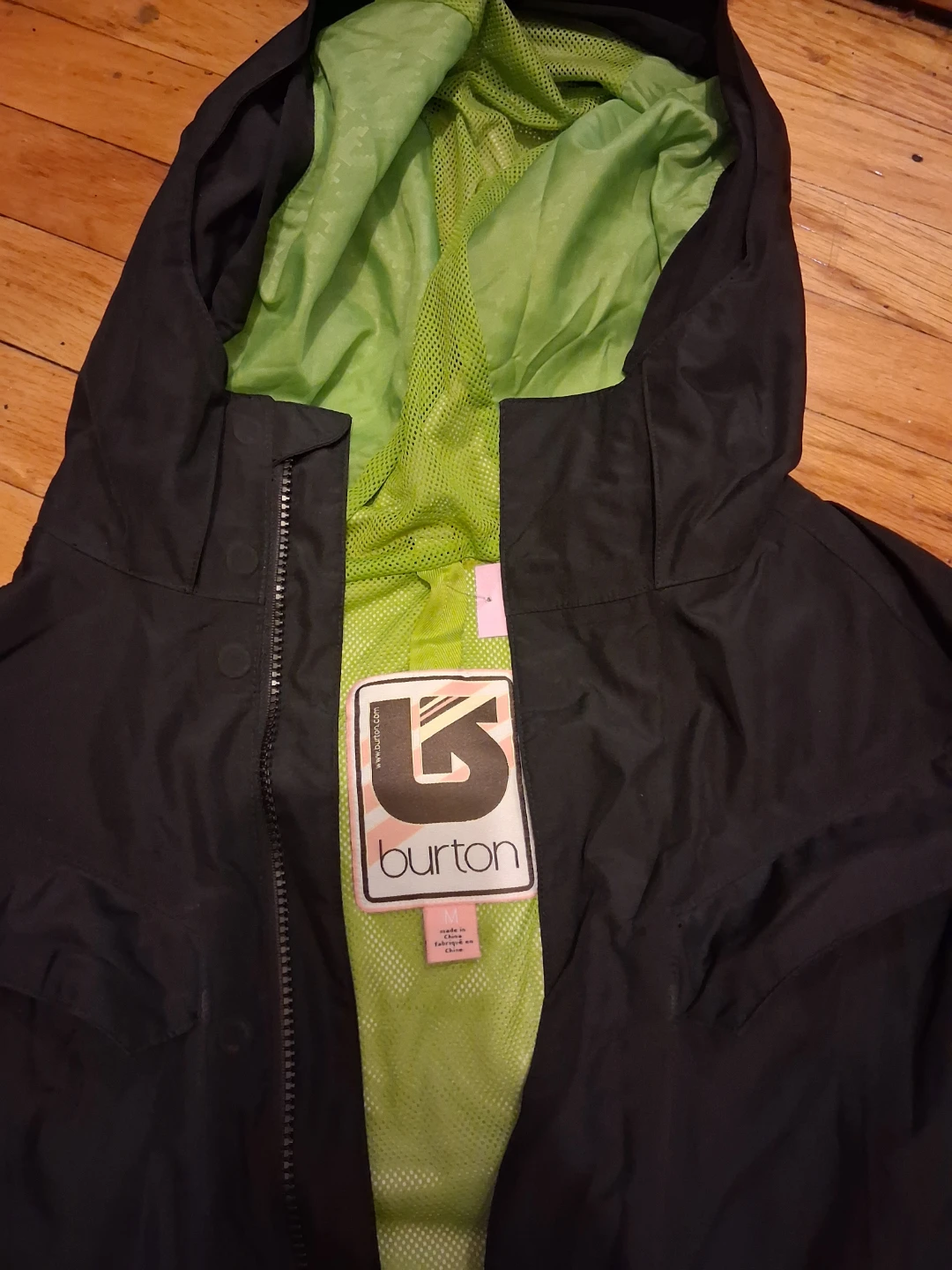 Burton Black Jacket Size M