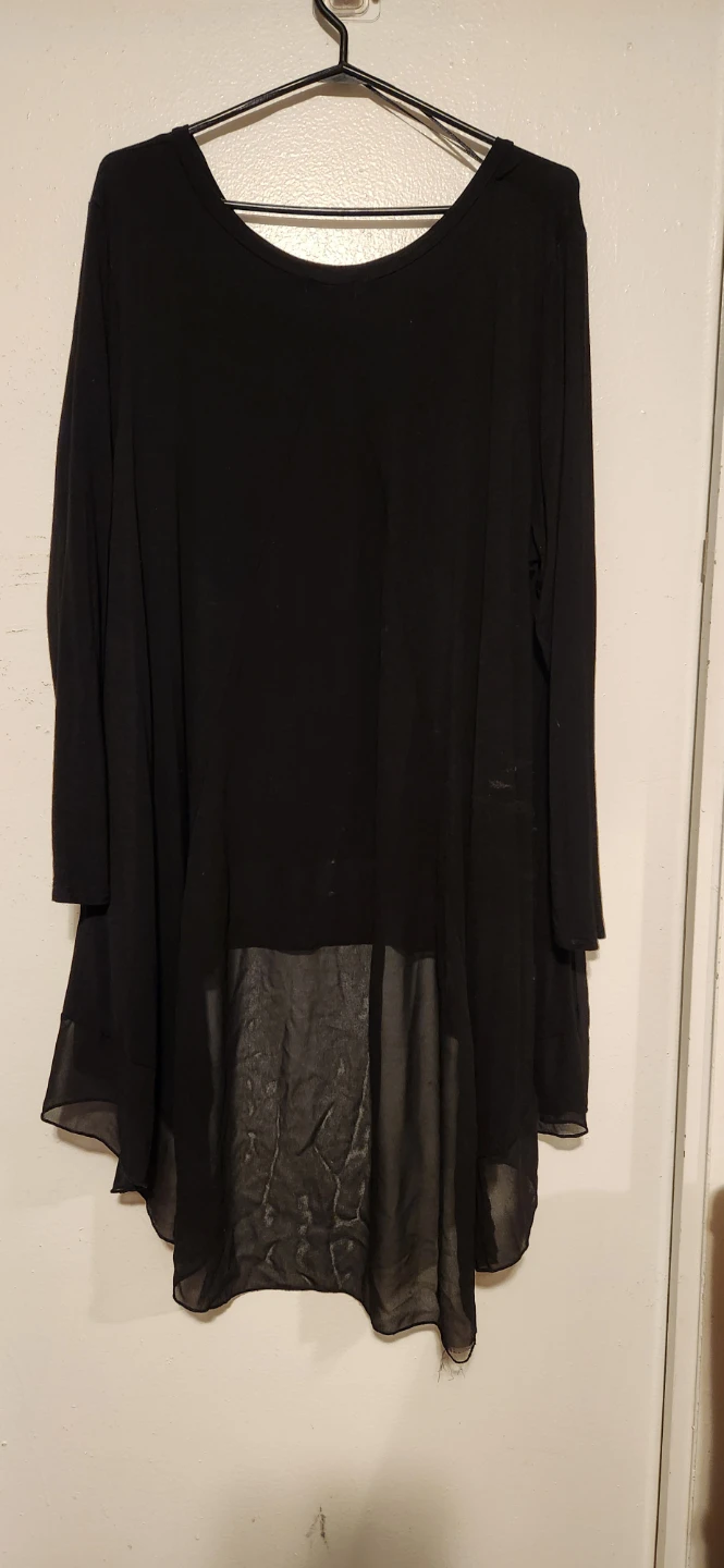 Black Long Sleeve Blouse - photo 2