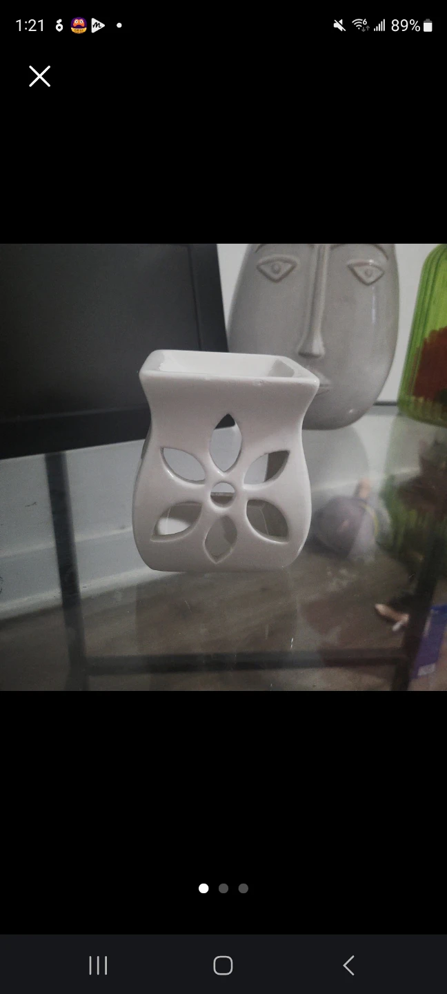 🧡 White Ceramic Oil Burner