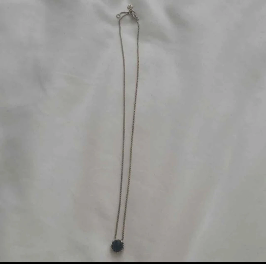 David Yurman Sterling Silver Black Onyx Necklace - photo 2