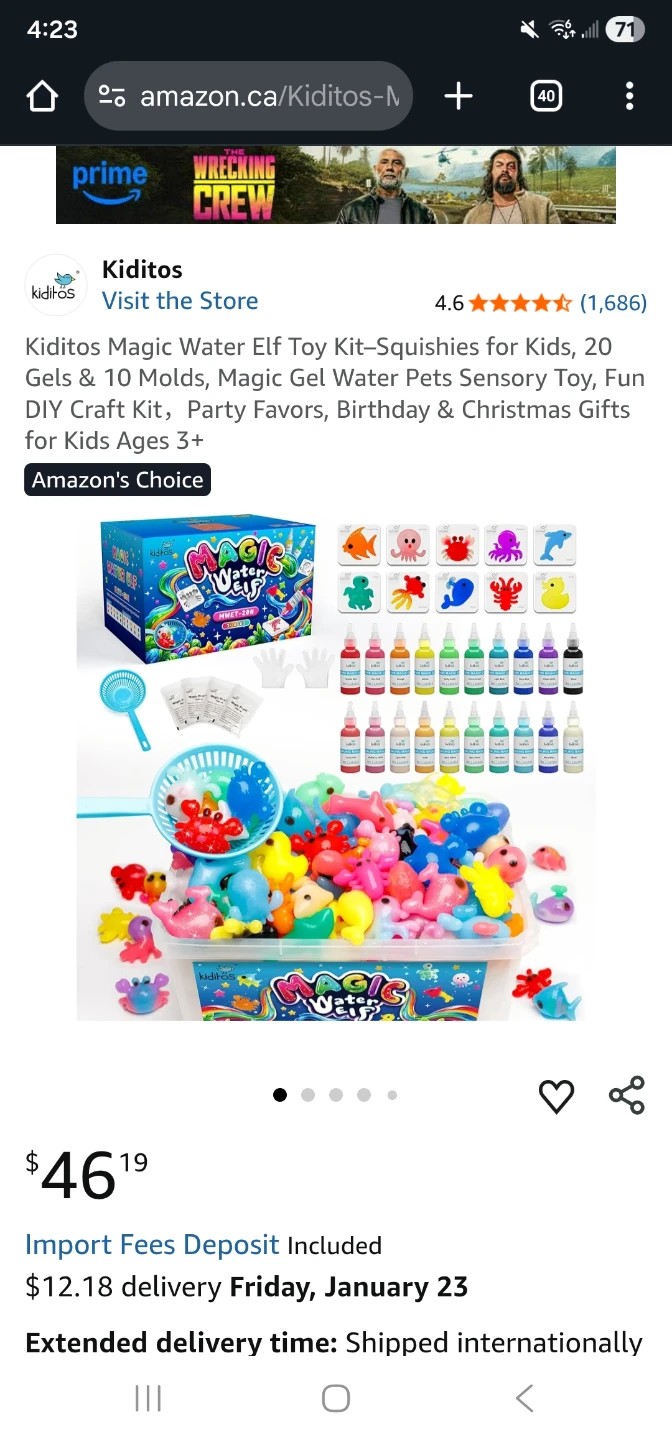 Kids toy magic water elf - photo 4