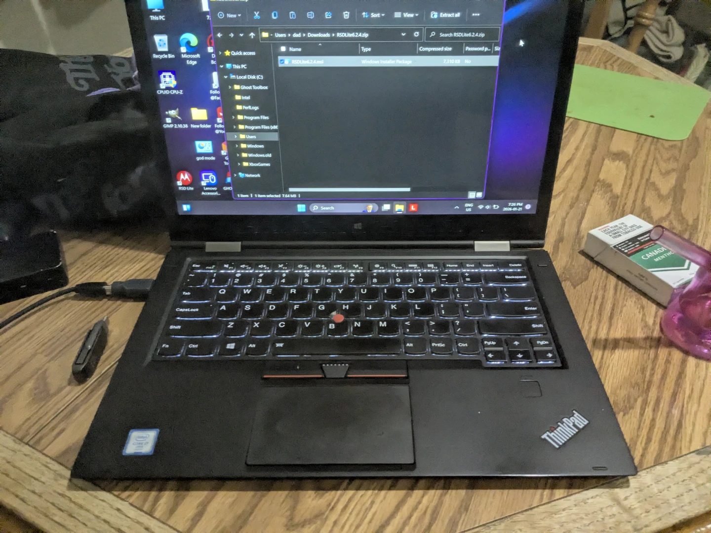 Lenovo ThinkPad Laptop - photo 2