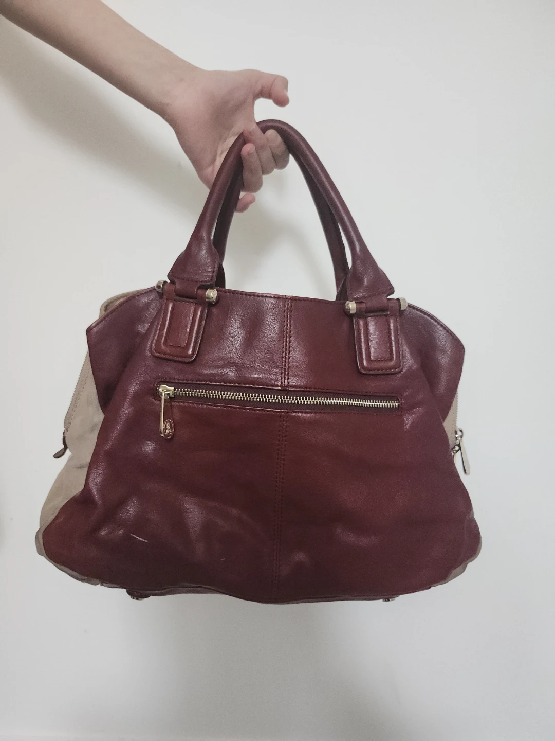 Pourchet Paris Leather and Suede Handbag - photo 2