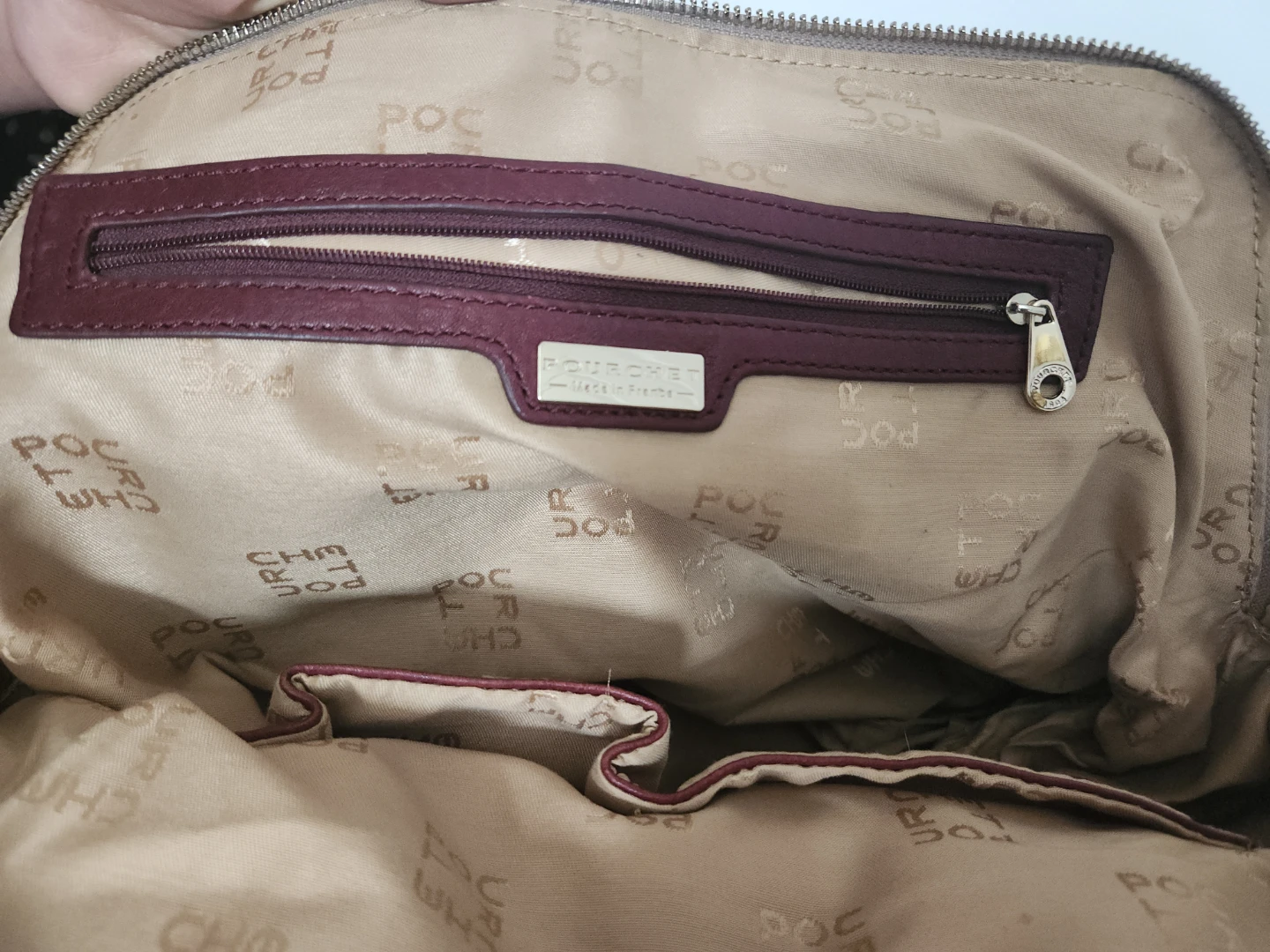 Pourchet Paris Leather and Suede Handbag - photo 4