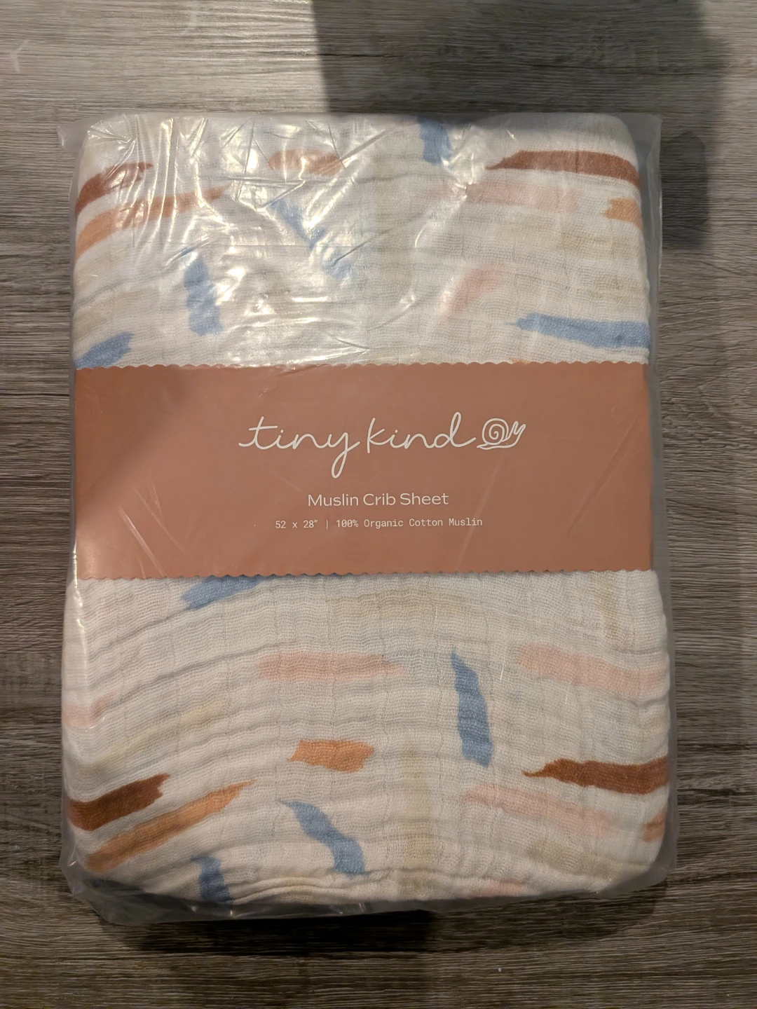Tiny Kind Muslin Crib Sheet (New)