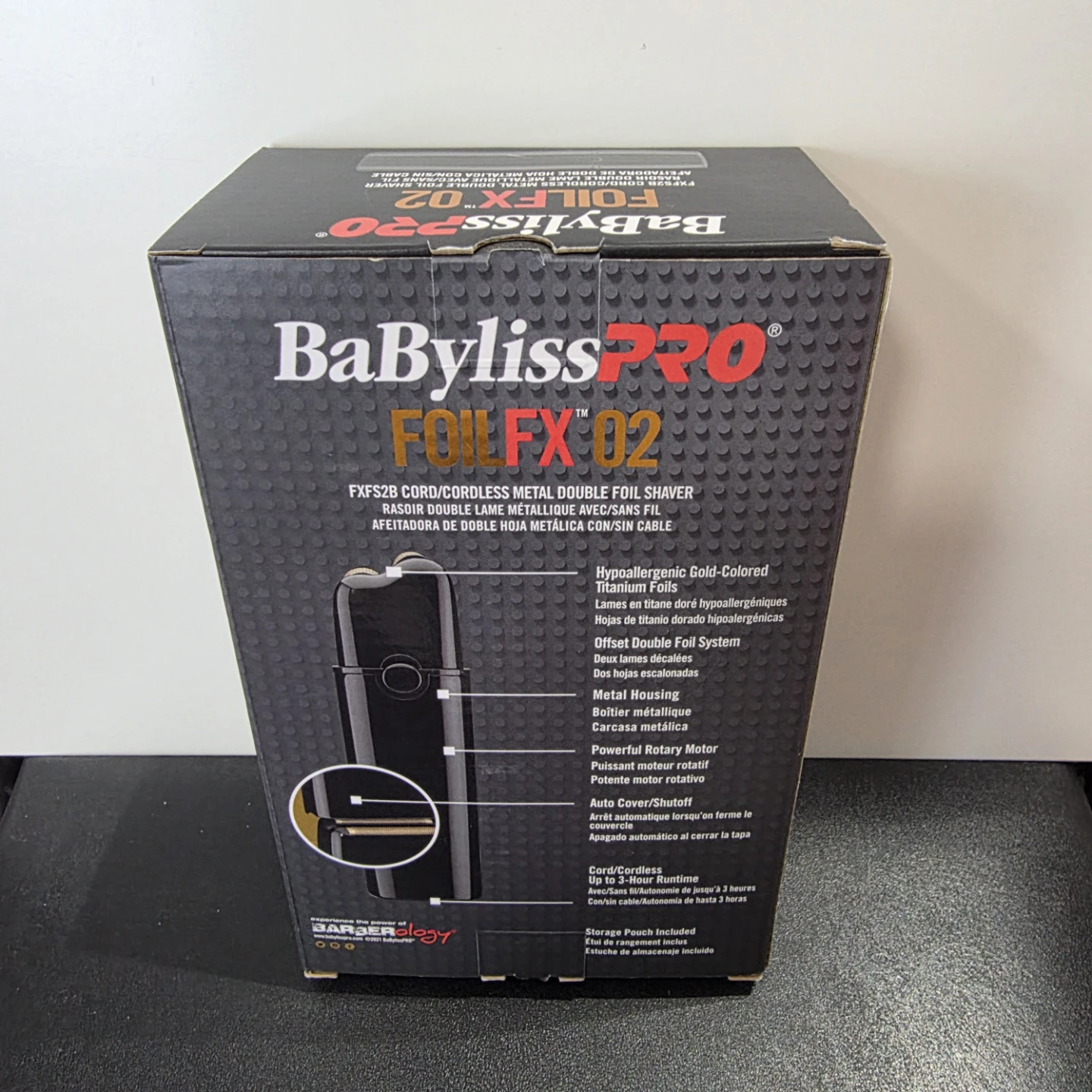 BaBylissPRO FOILFX02 Cordless Metal Double Foil Shaver - photo 4