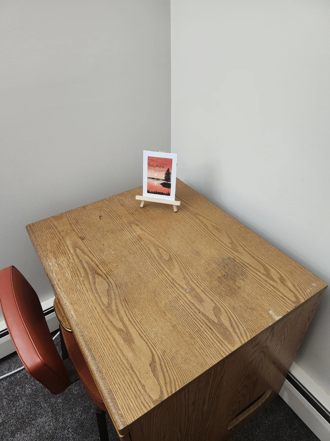 Wooden Desk with Drawer