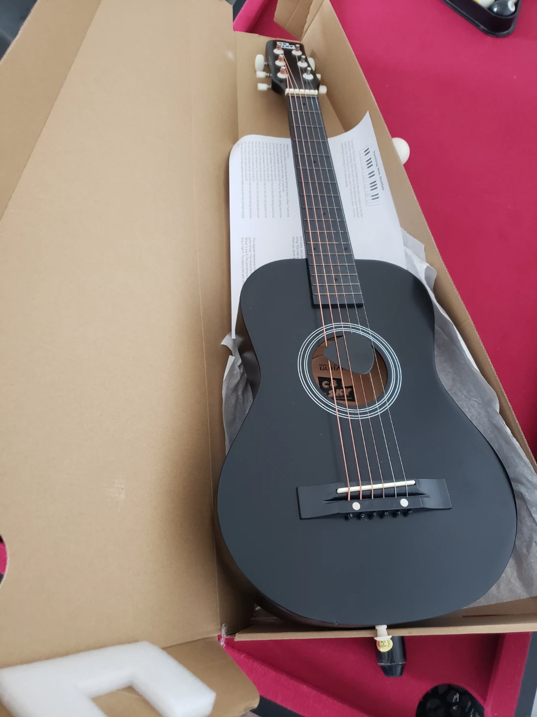 Perfect condition guitar comes with manual/box