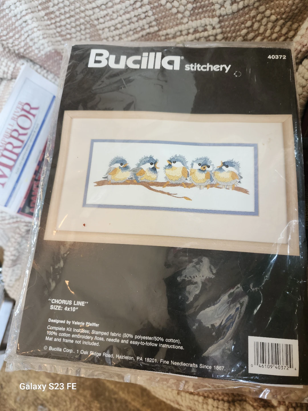 Bucilla Stitchery Kit - Chorus Line 4x10