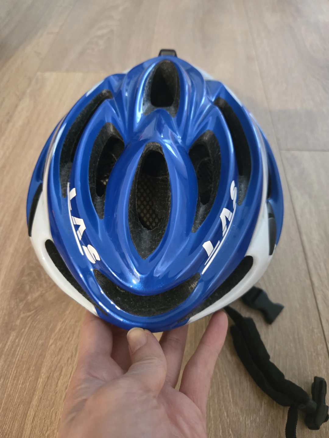 LAS Bicycle Helmet - Blue/White - photo 3