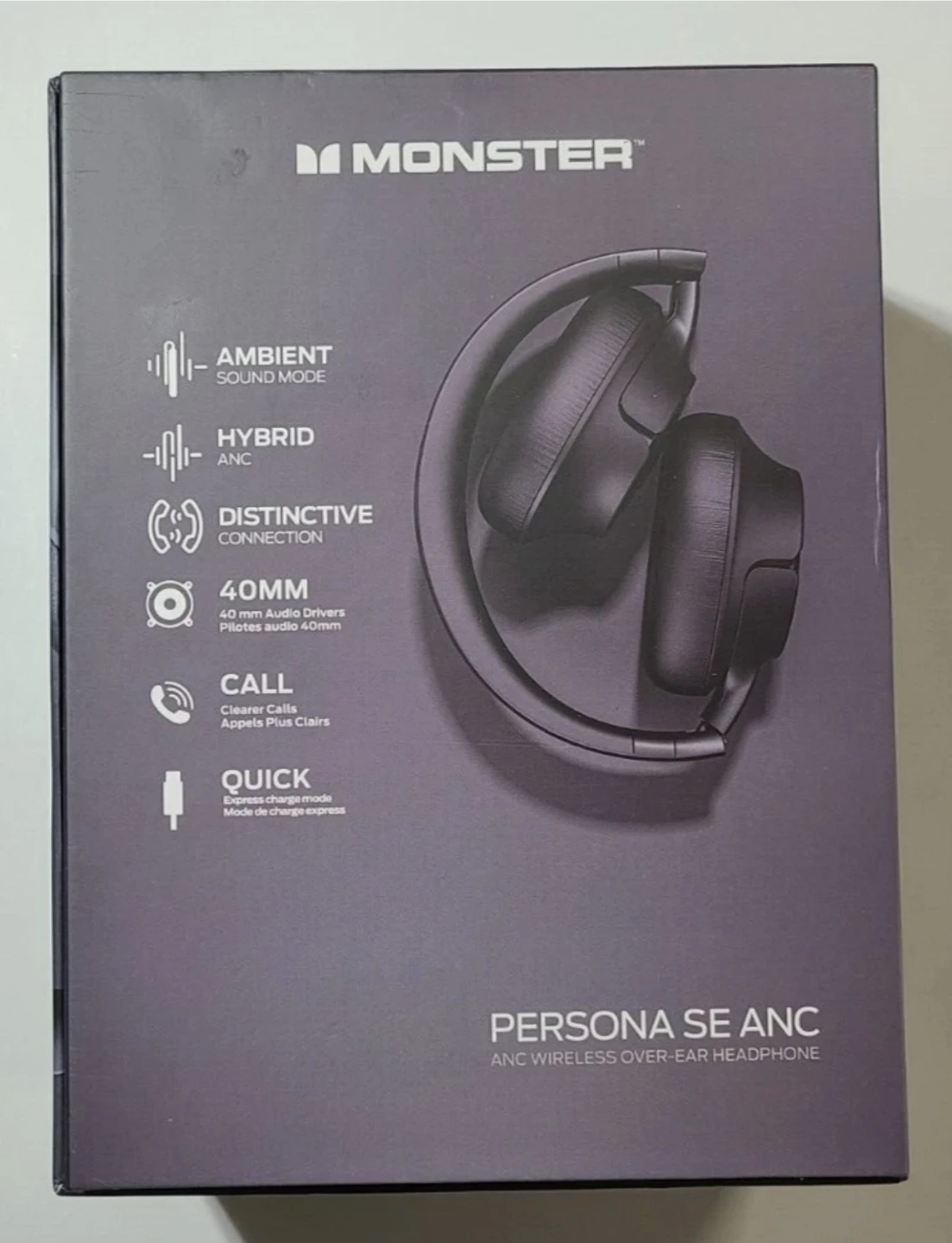 Monster Persona SE ANC Wireless Headphones - Black - photo 2