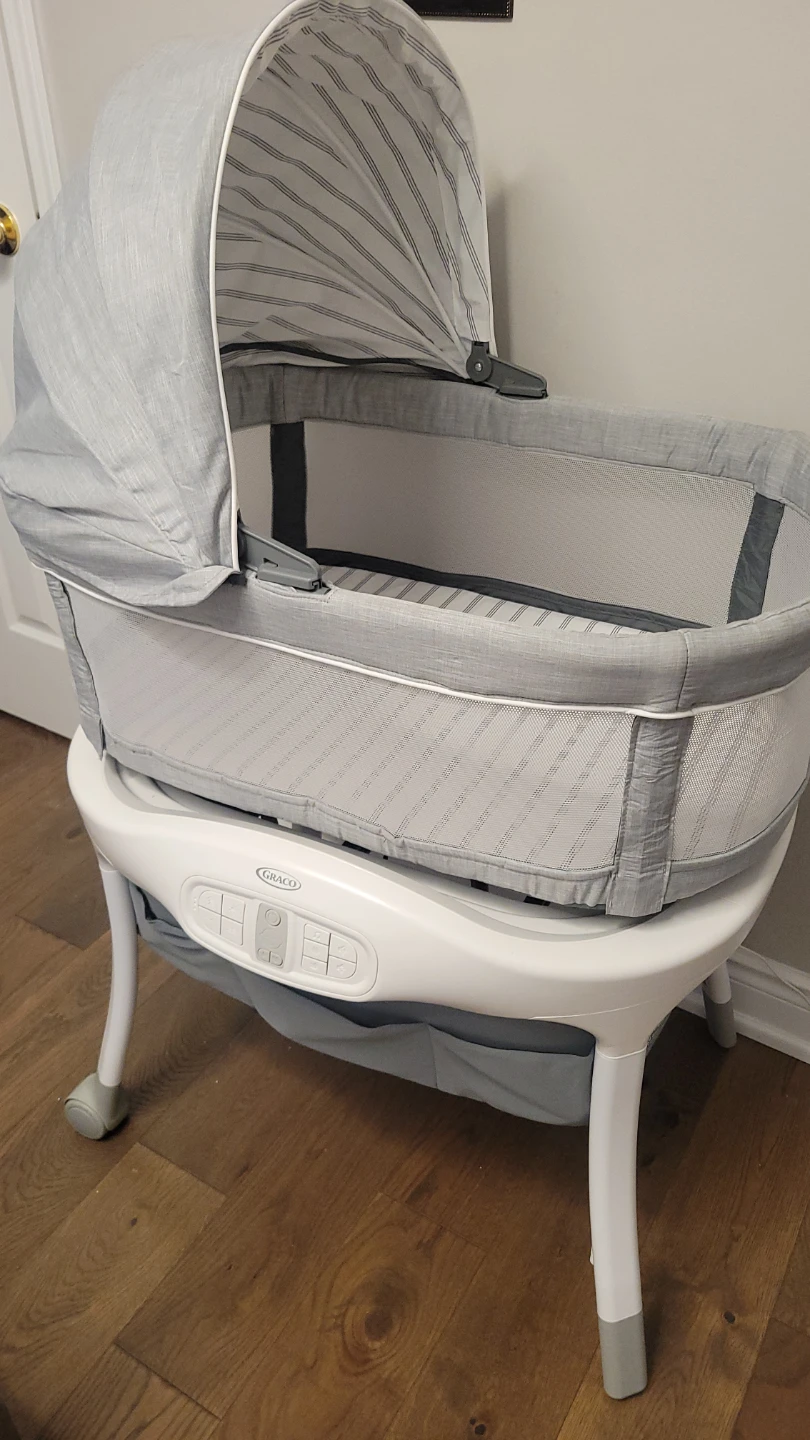 Graco Sense2Snooze Bassinet - Grey