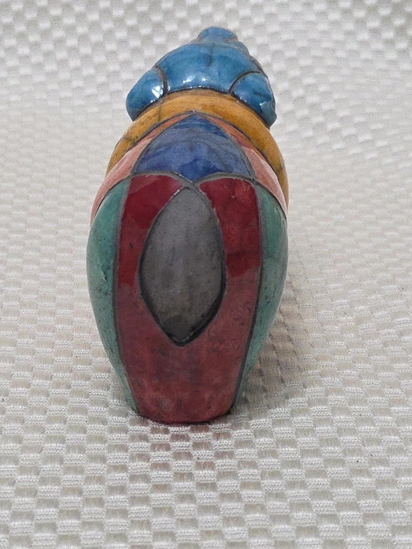 Colorful Ceramic Baby Bear Figurine - photo 4