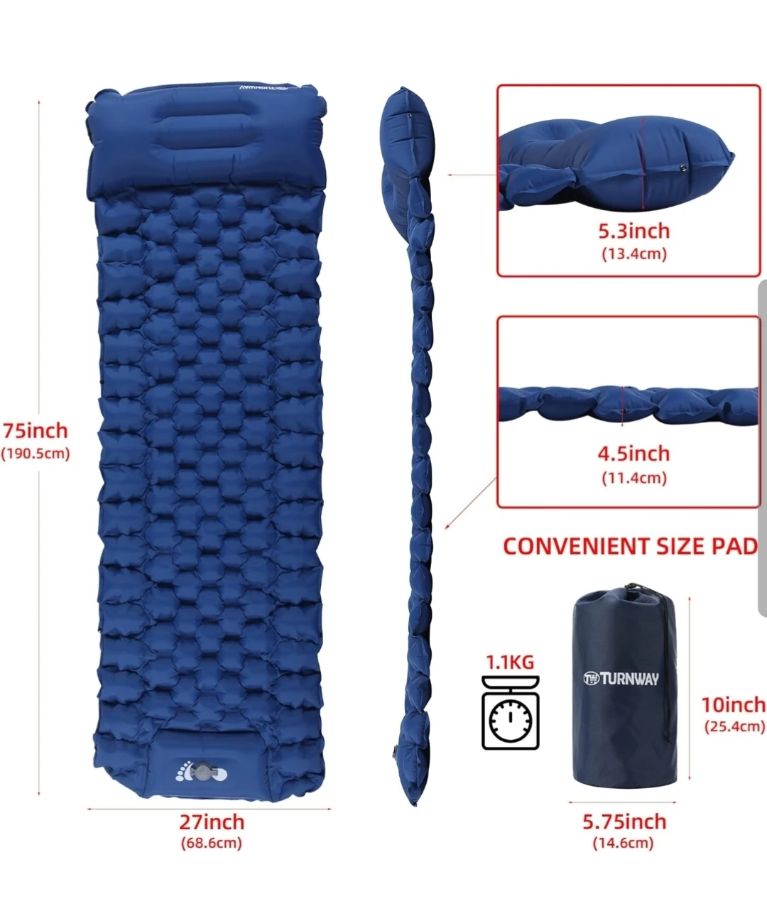 3 Thin air mattress (2 single,  one queen) 🥕