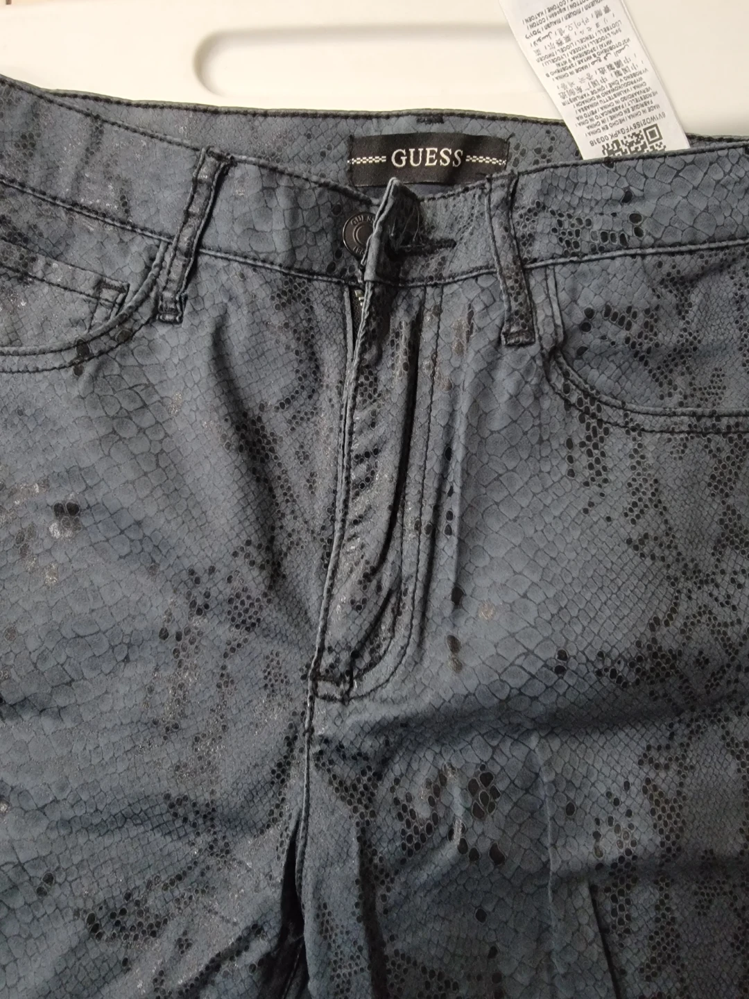 Guess Grey Snake Print Skinny Jeans - photo 2