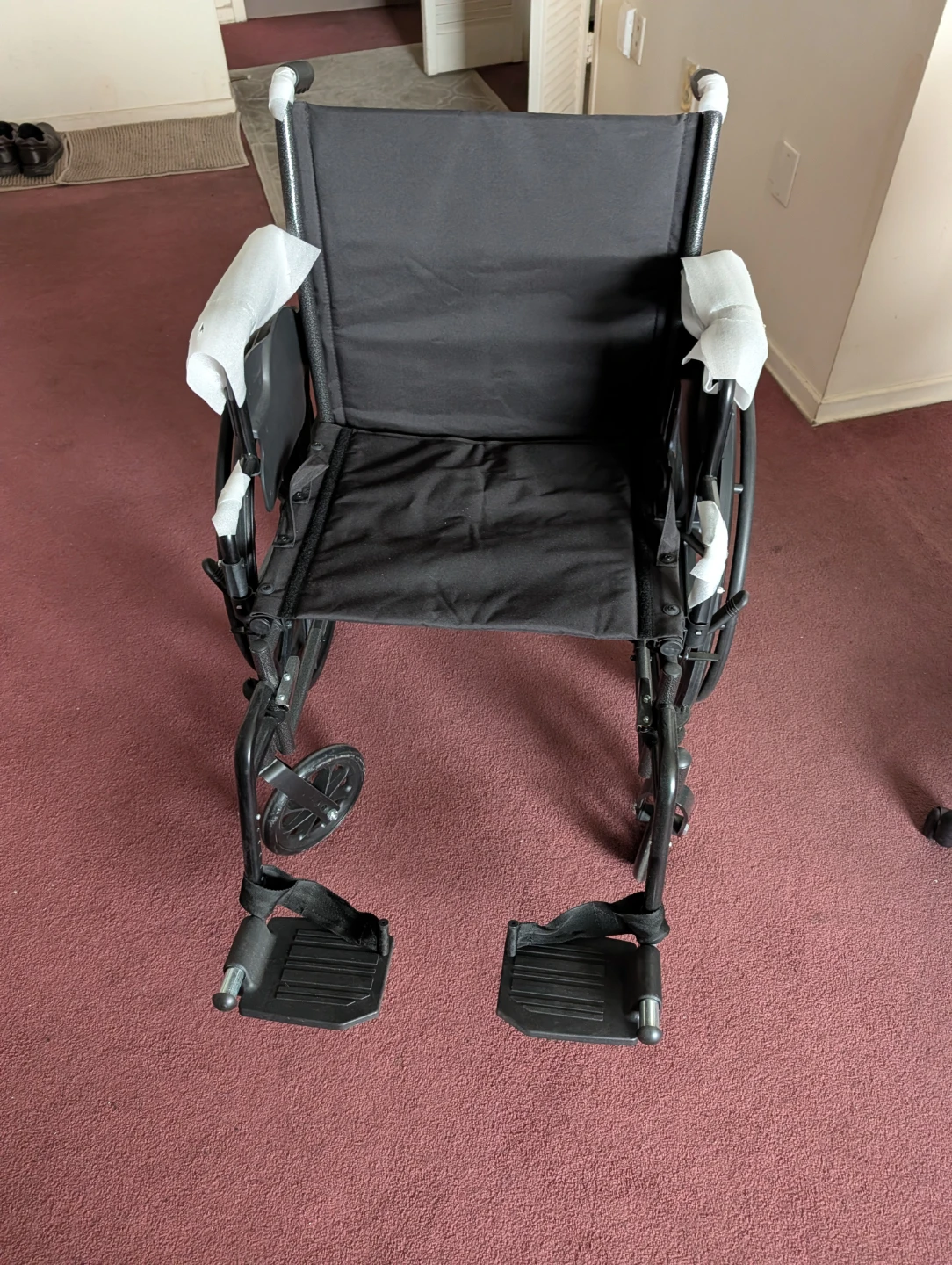 Black Transport Wheelchair