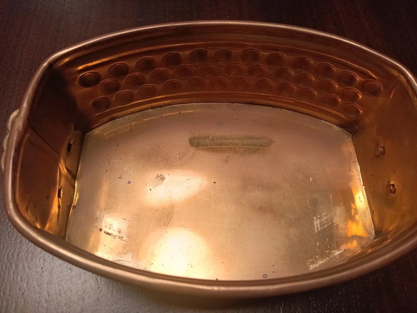 Vintage Decorative Brass Planter - photo 2