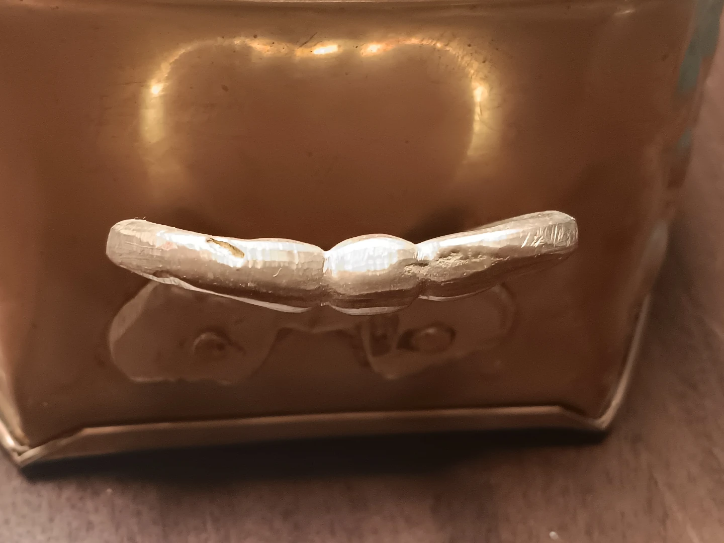 Vintage Decorative Brass Planter - photo 3