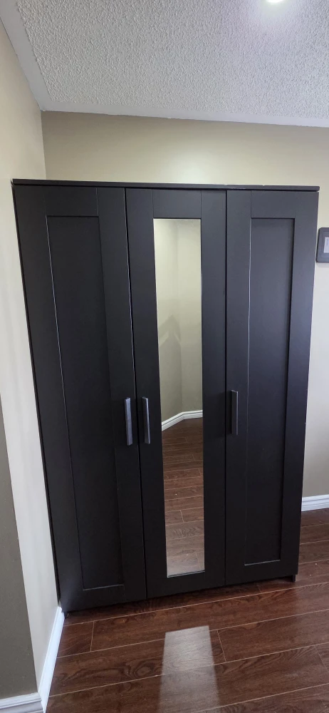 Ikea Brimnes 3 doors - Black wardrobe