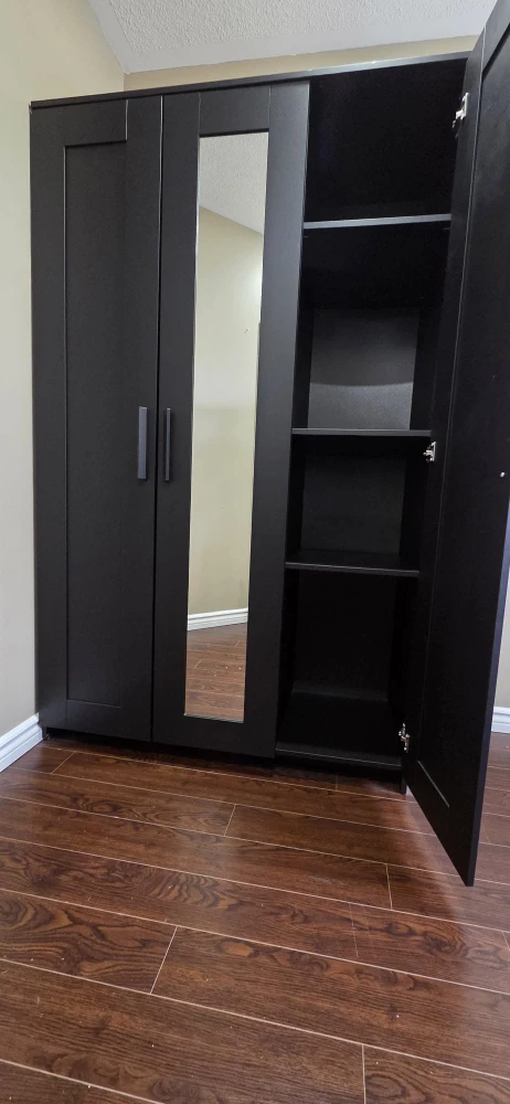 Ikea Brimnes 3 doors - Black wardrobe - photo 3