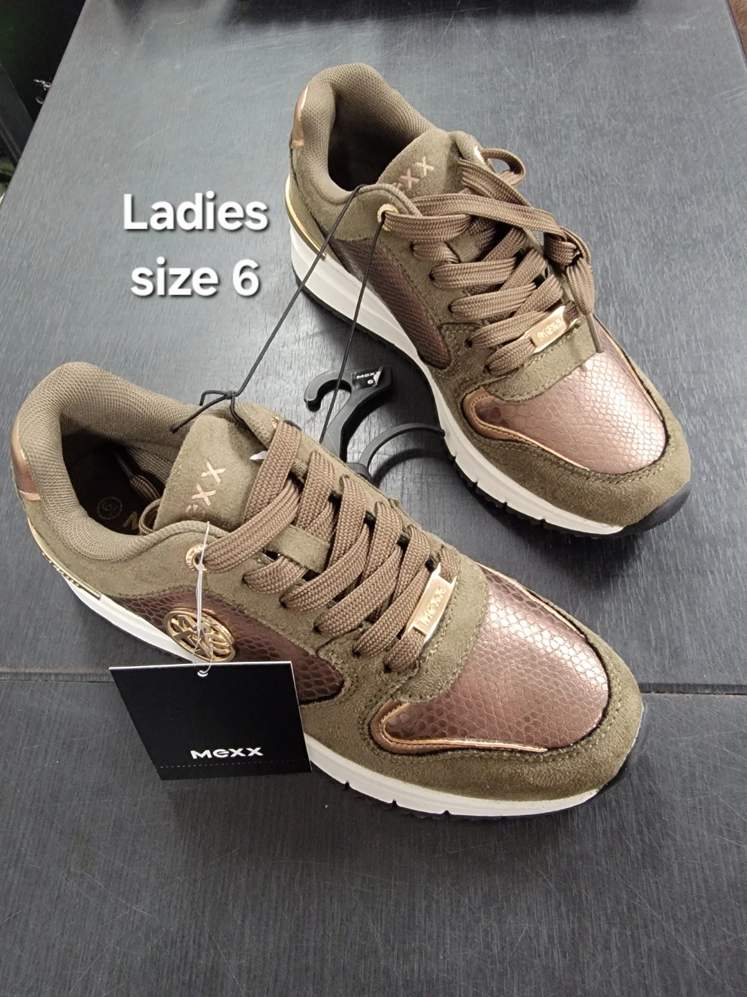 MGXX Ladies Size 6 Sneakers brand new with original tags