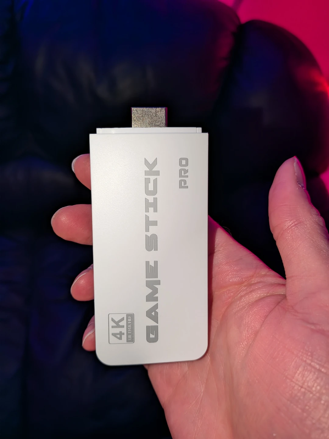 White Game Stick Pro 4K Ultra HD- Retro Gaming Console