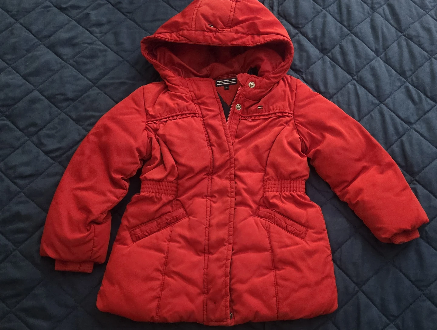 Tommy Hilfiger Red Puffer Jacket - Size 5T