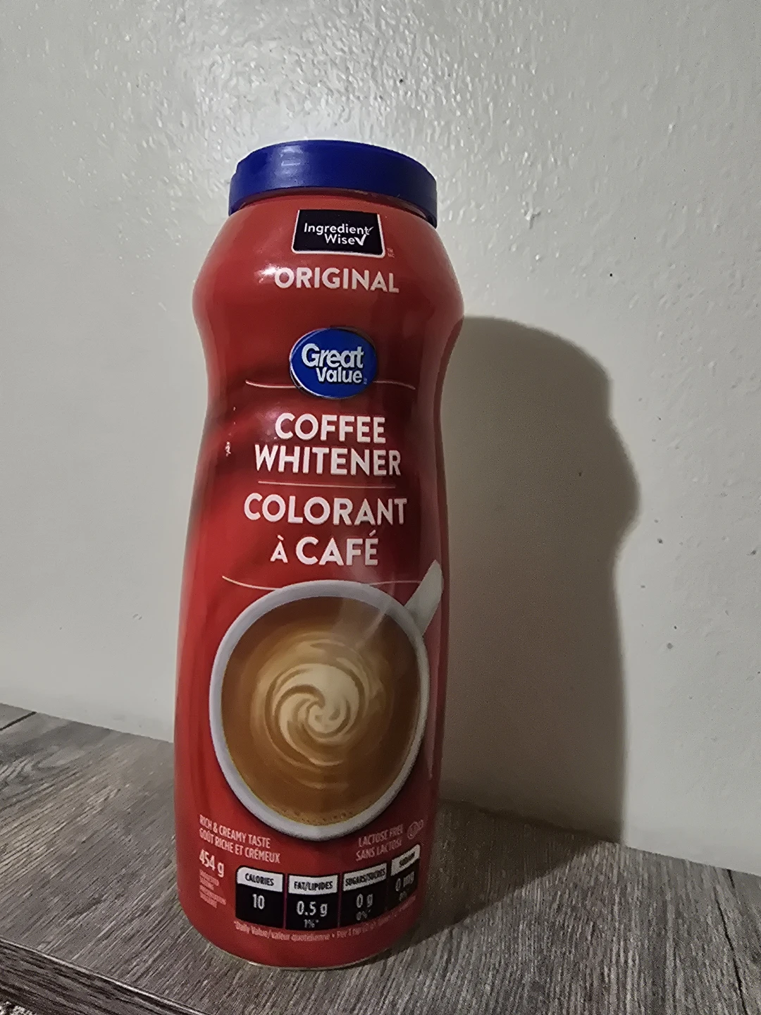 Great Value Original Coffee Creamer 454g
