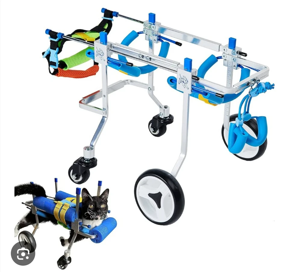 Adjustable Pet Wheelchair for Dogs & Cats size small