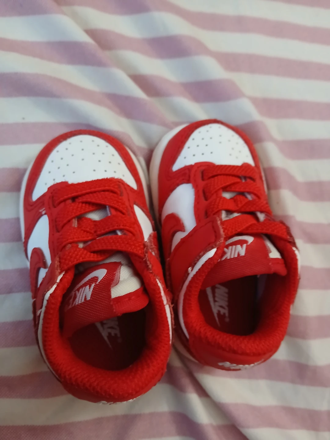 Nike Baby Shoes Red & White