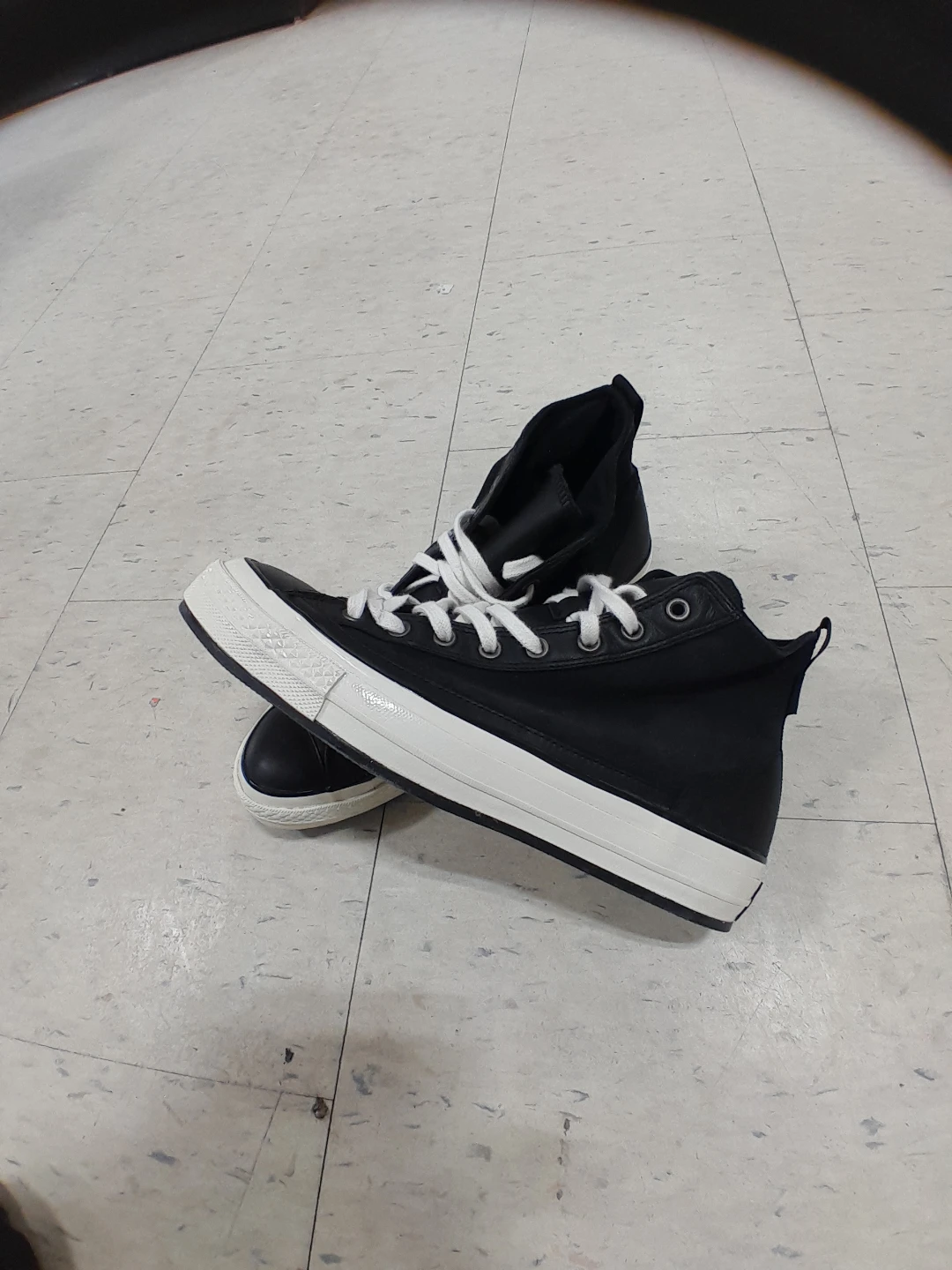 Converse All Star High Top Black Shoes Men's 9.5 - photo 2