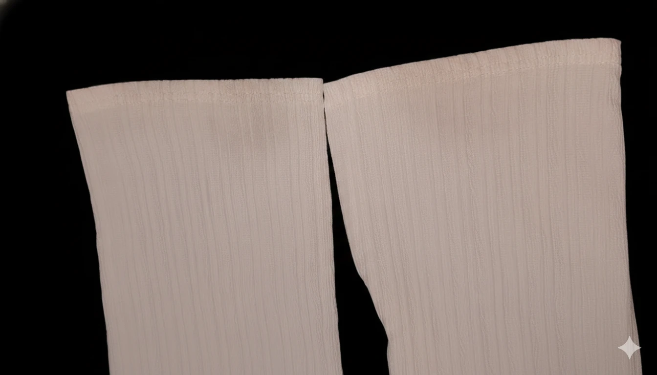 White Textured Lounge Set - Shirt & Pants - photo 3
