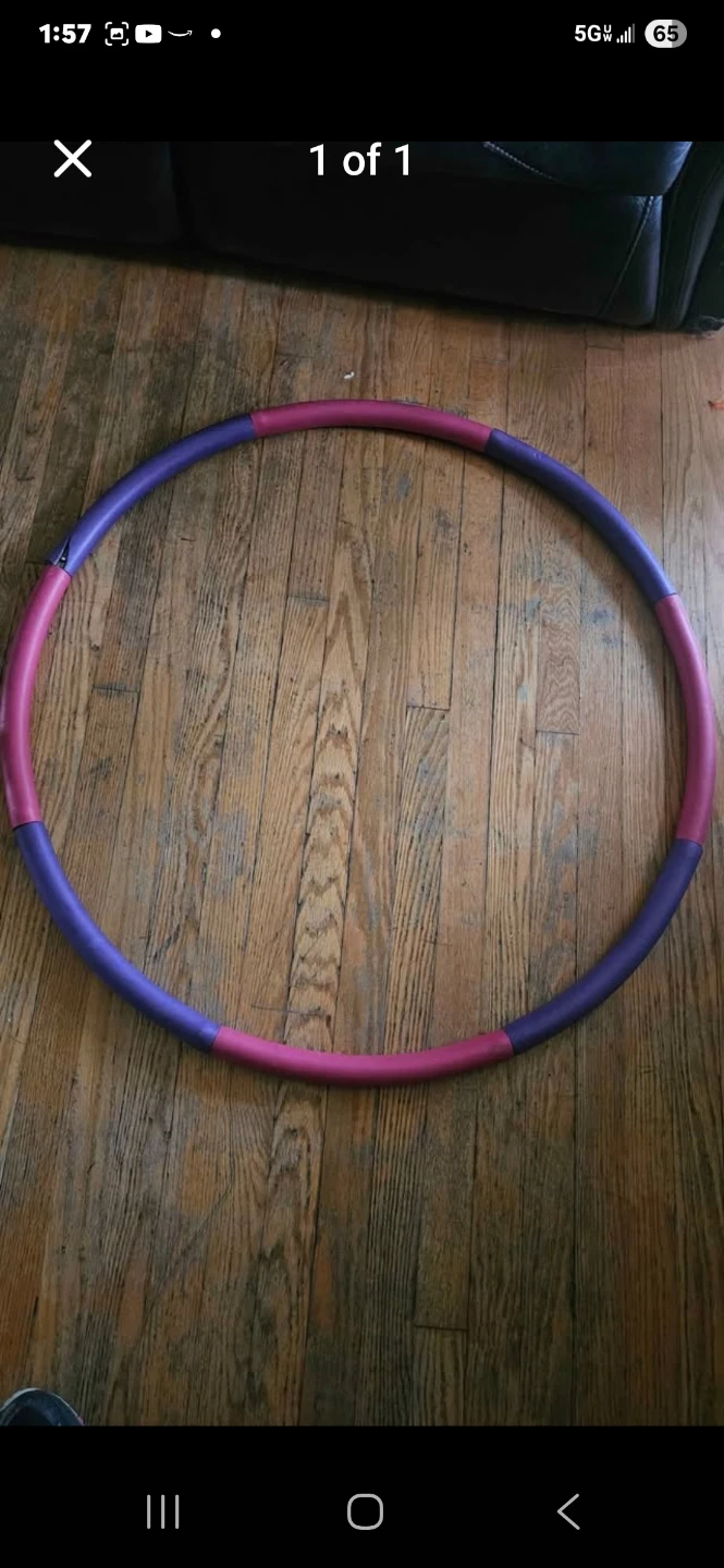 Weighted hula hoop