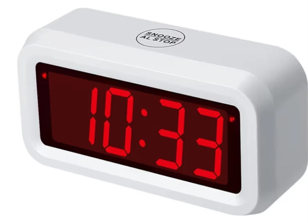 Timegyro Alarm Clock for Bedrooms, LED Digital Clock