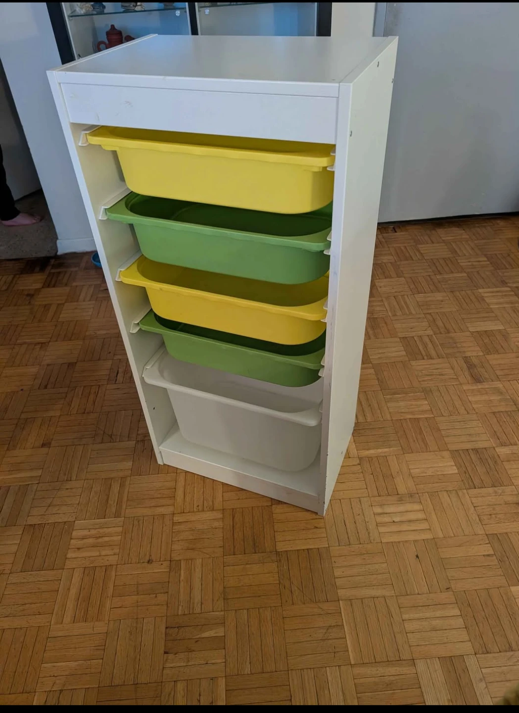IKEA Trofast Storage Unit with Bins - photo 3