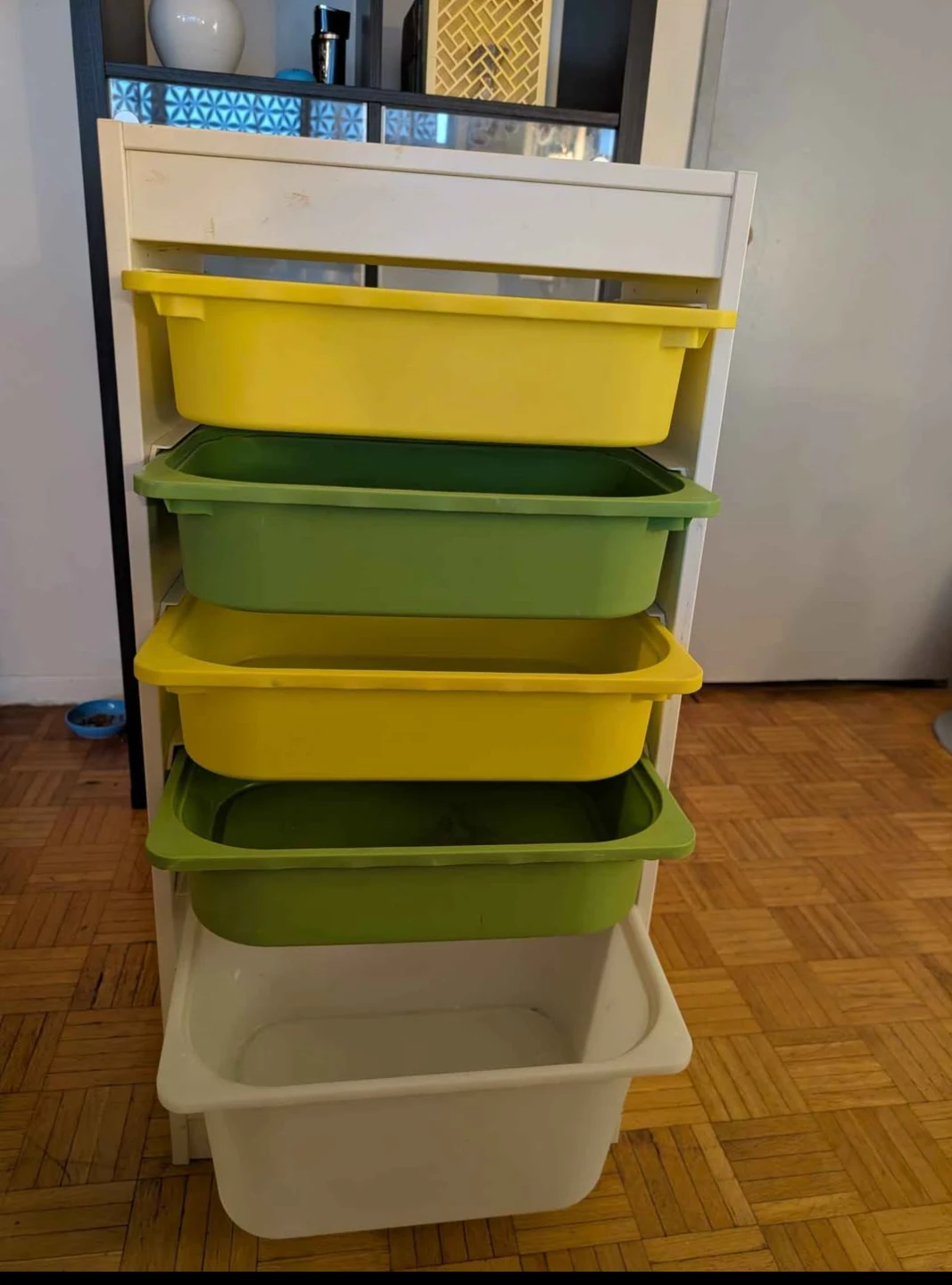IKEA Trofast Storage Unit with Bins - photo 4