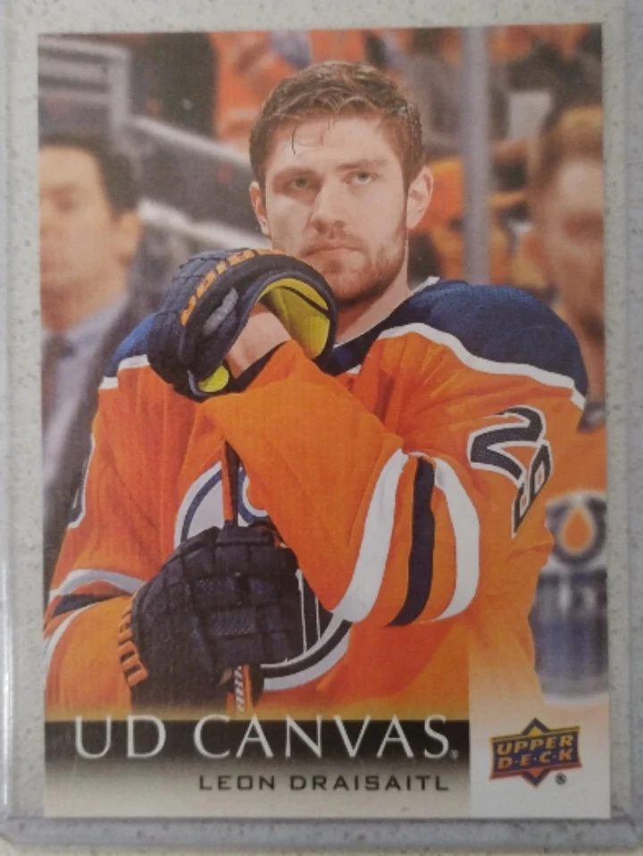 Leon Draisaitl UD Canvas Hockey Card🥕