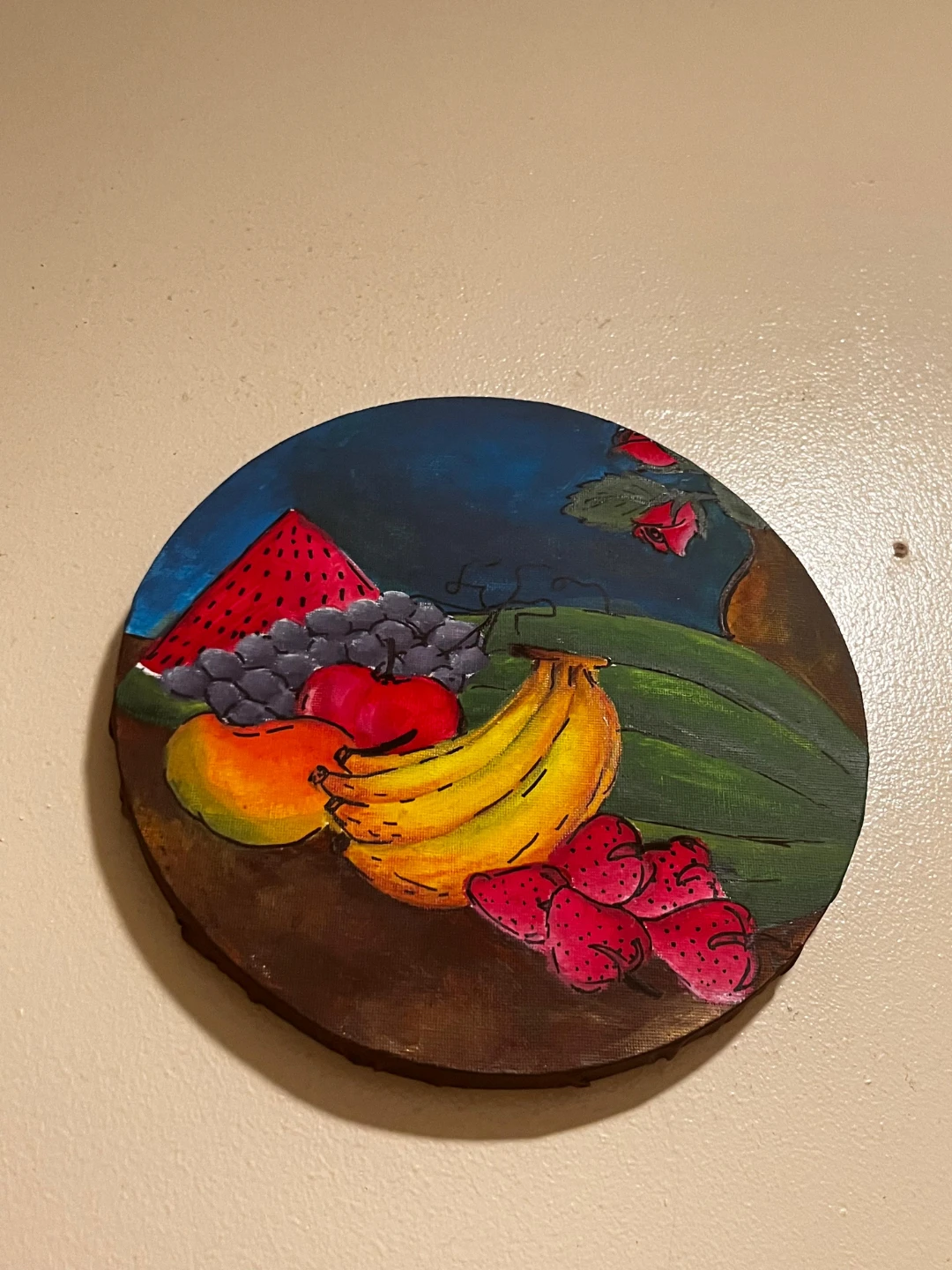 Hand-painted Fruit Still Life Wall Art - photo 2