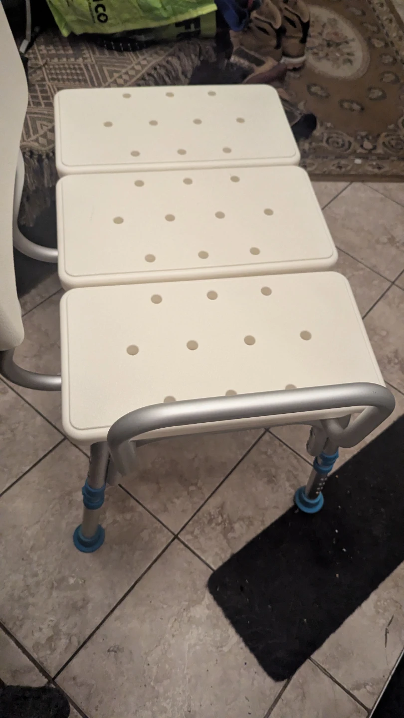 Adjustable Shower Chair with Backrest - photo 5