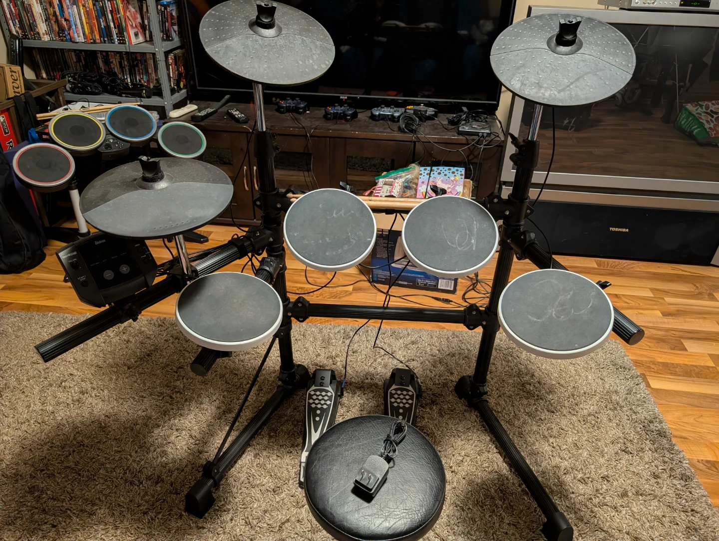 Univox 5-Piece Electronic Drum Set - photo 2