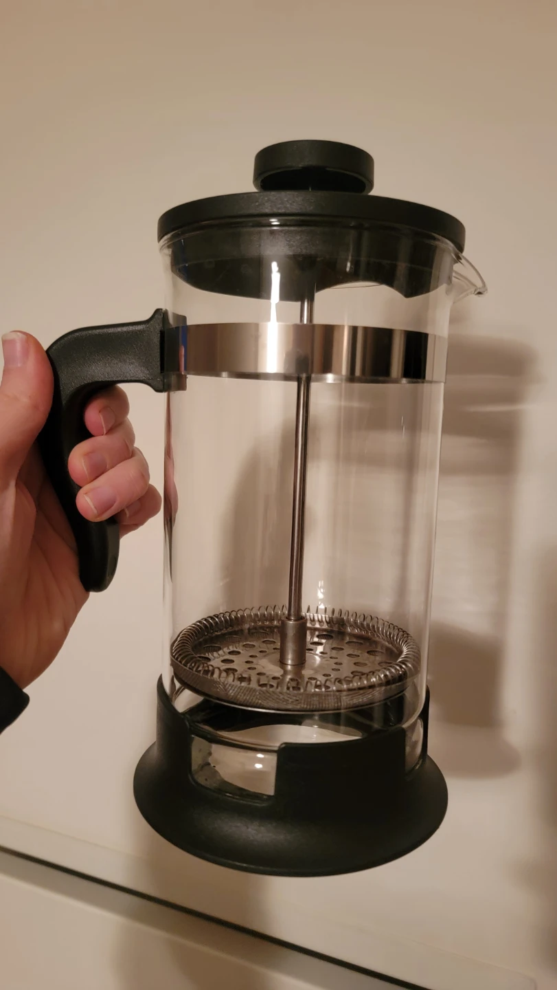 Clear Glass French Press Coffee Maker