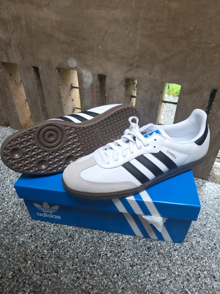 Adidas Samba White/Black Shoes