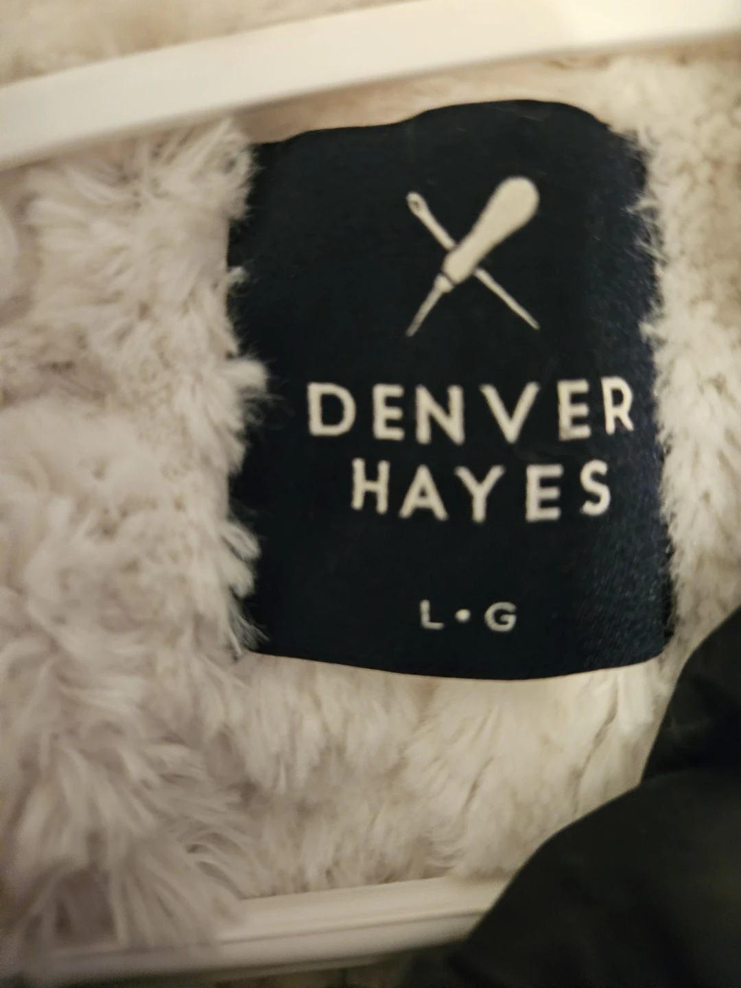 Girls size large denver hayes fluffy fall jacket