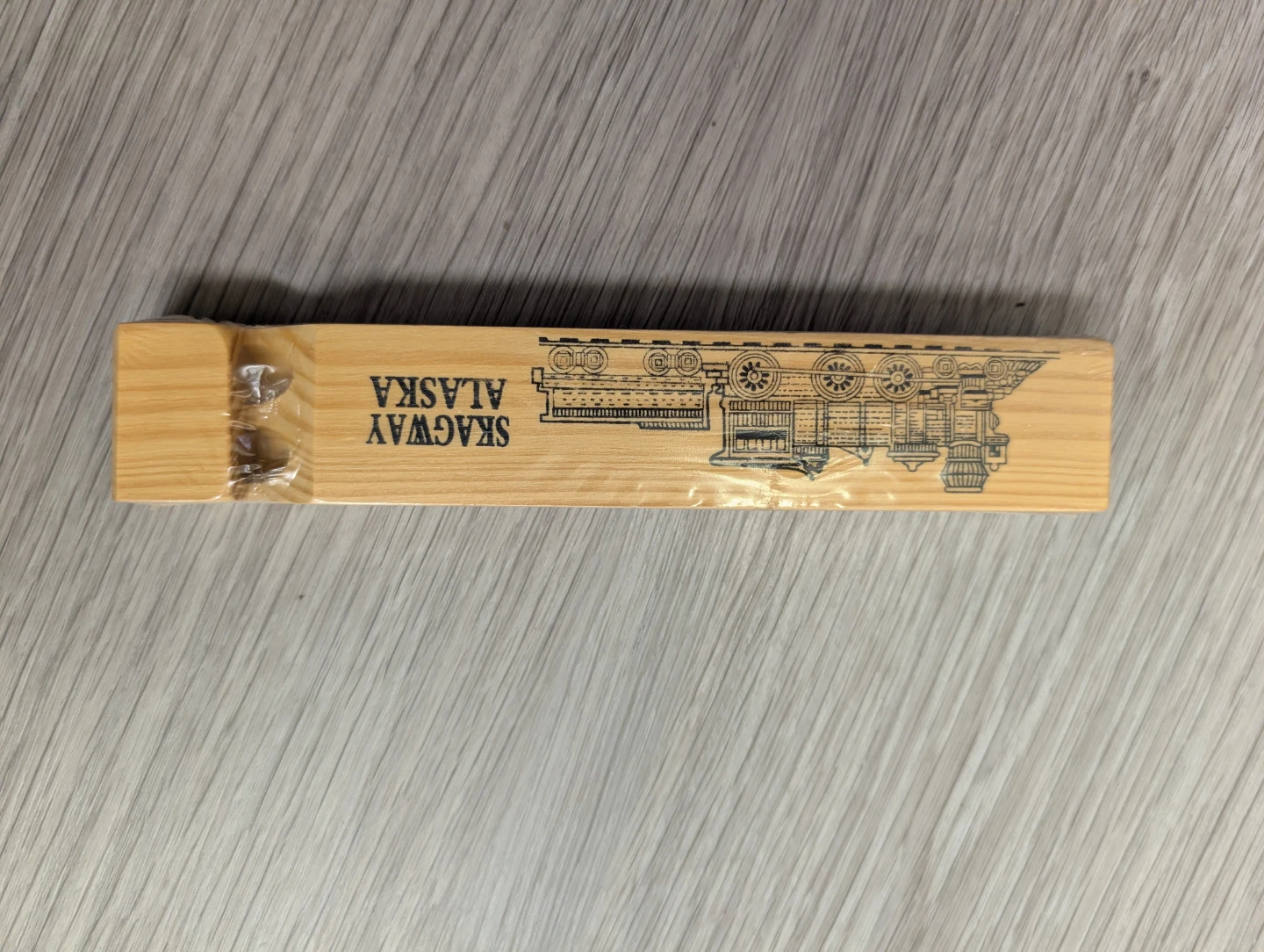Recorder Flute & Skagway Alaska Wooden Train Whistle