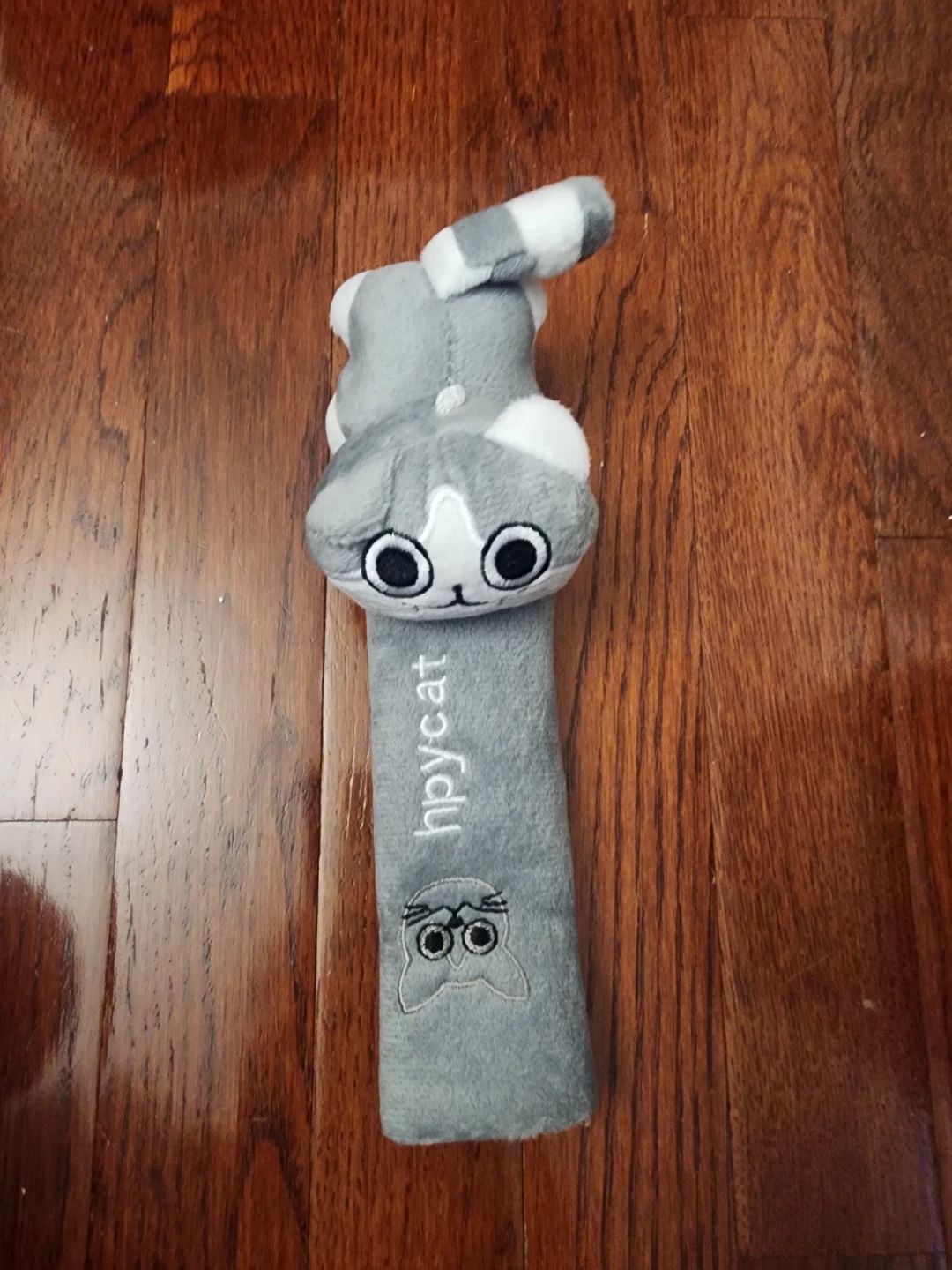 hpycat Grey Cat Seatbelt Cover - NEW