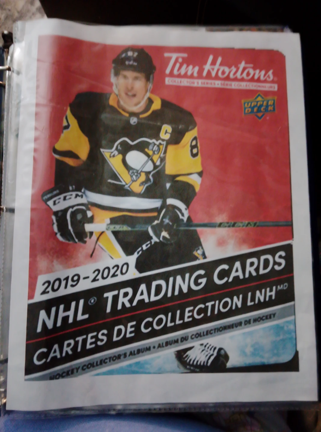 Tim Hortons 2019-2020 NHL Trading Cards Album