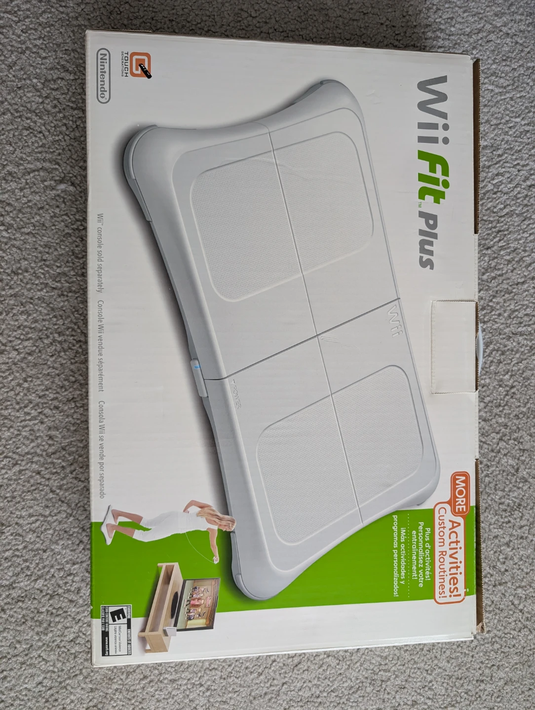 Nintendo Wii Fit Plus Board and Game
