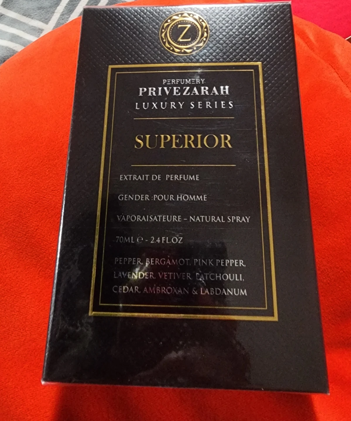 Prive Zarah Luxury Series Superior Perfume