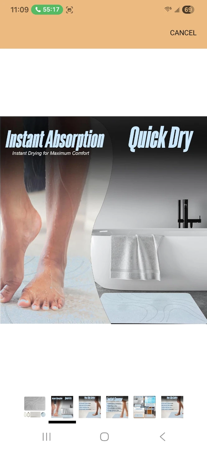 Premium Loofah Sponge Non-Slip Bath Mat - photo 5