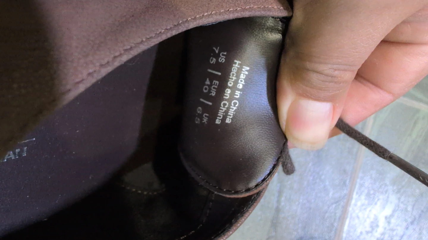 Call It Spring Vegan Brown Dress Shoes - Size 7.5 - photo 3
